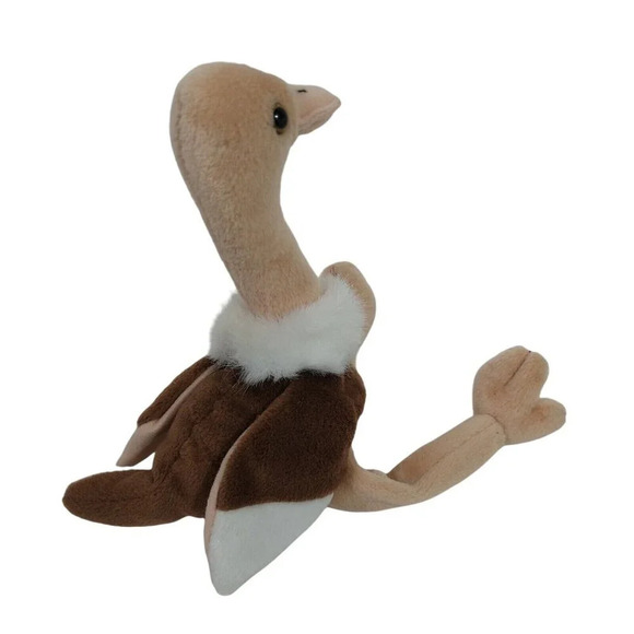 Vintage 1997 Ty Beanie Babies Stretch Ostrich Plush Stuffed Animal with Hang Tag - Picture 2 of 8